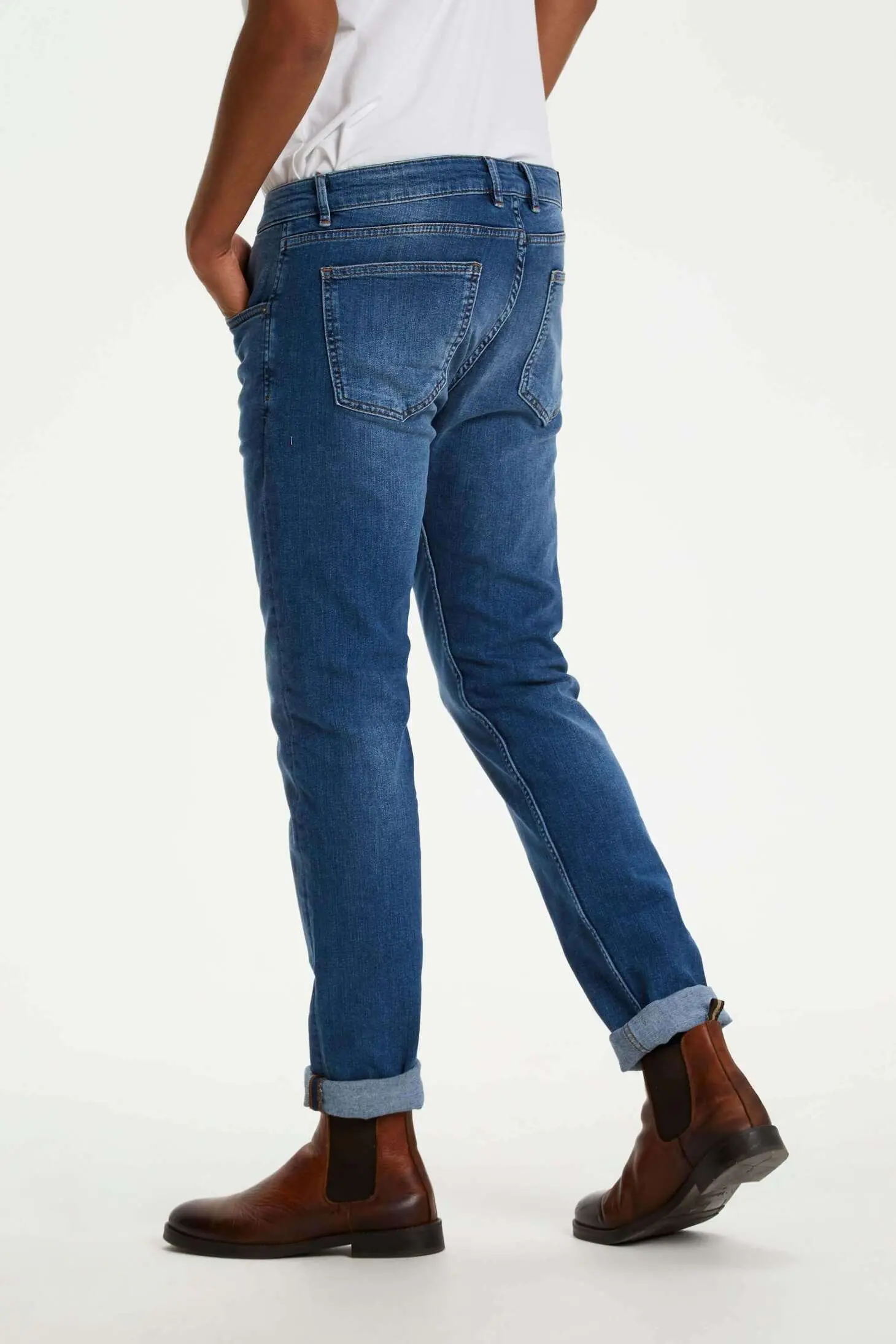 Джинсы slim fit мужские
